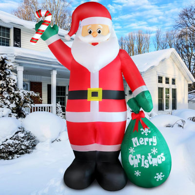 10 Santa Claus with projection Tree Christmas inflatable Yard buy decoration by Ge